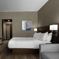 View of King bed suite at AC Hotel Lansing