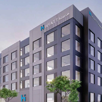 View of Hyatt House exterior from the street