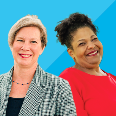 Jen Smith and Brenda Pilgrim