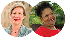 Jen Smith and Brenda Pilgrim